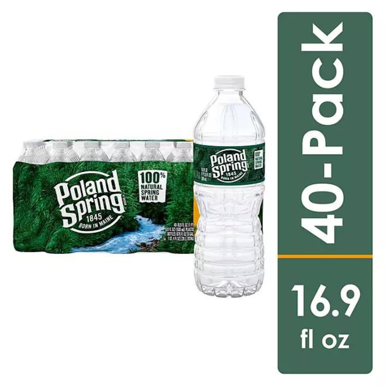 16.9 Fl Oz 40 Pack Spring Water T939895