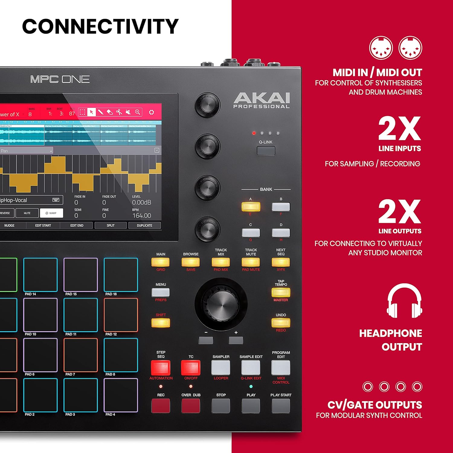 Drum Machine, Sampler & MIDI Controller with Beat Pads U985