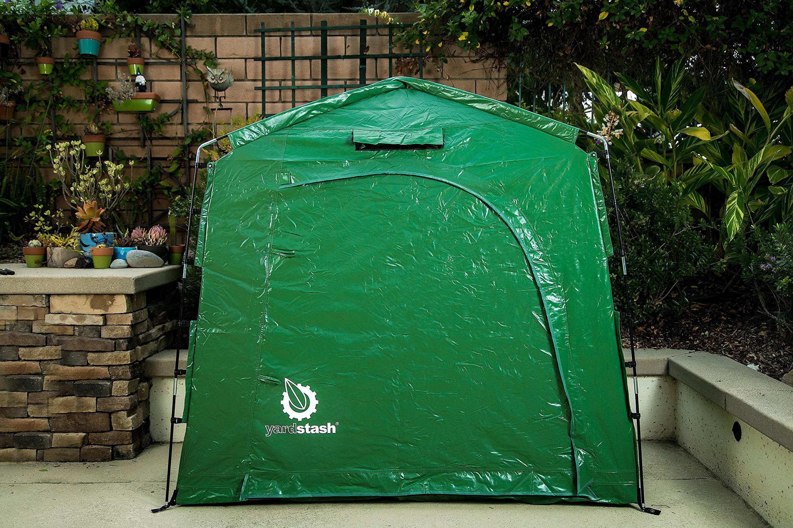 Heavy Duty Outdoor Storage Shed Tent - 74" Wide x 32" Deep x 68" High E69865