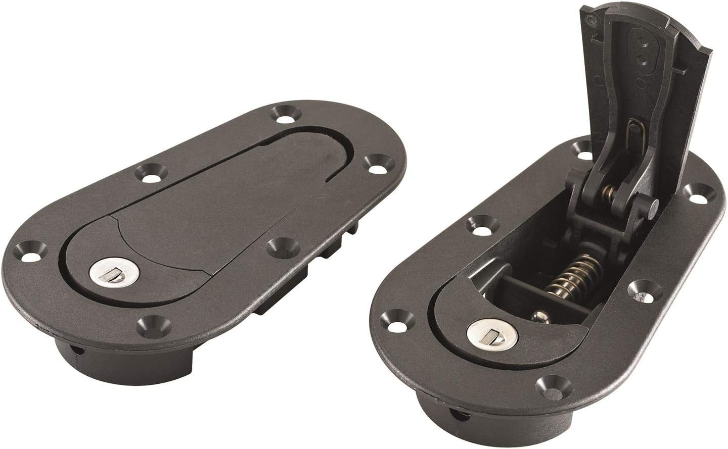 Black Pack of 2 Hood Latch and Pin Kit Q40912