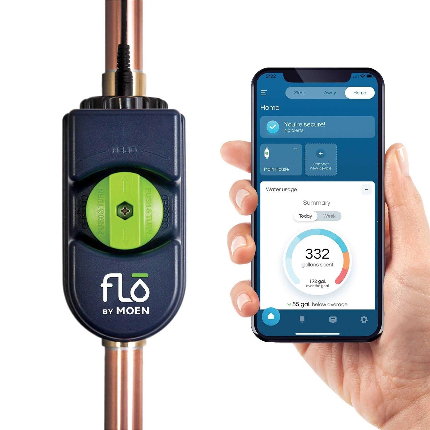 Smart Water Monitor and Shutoff X636770