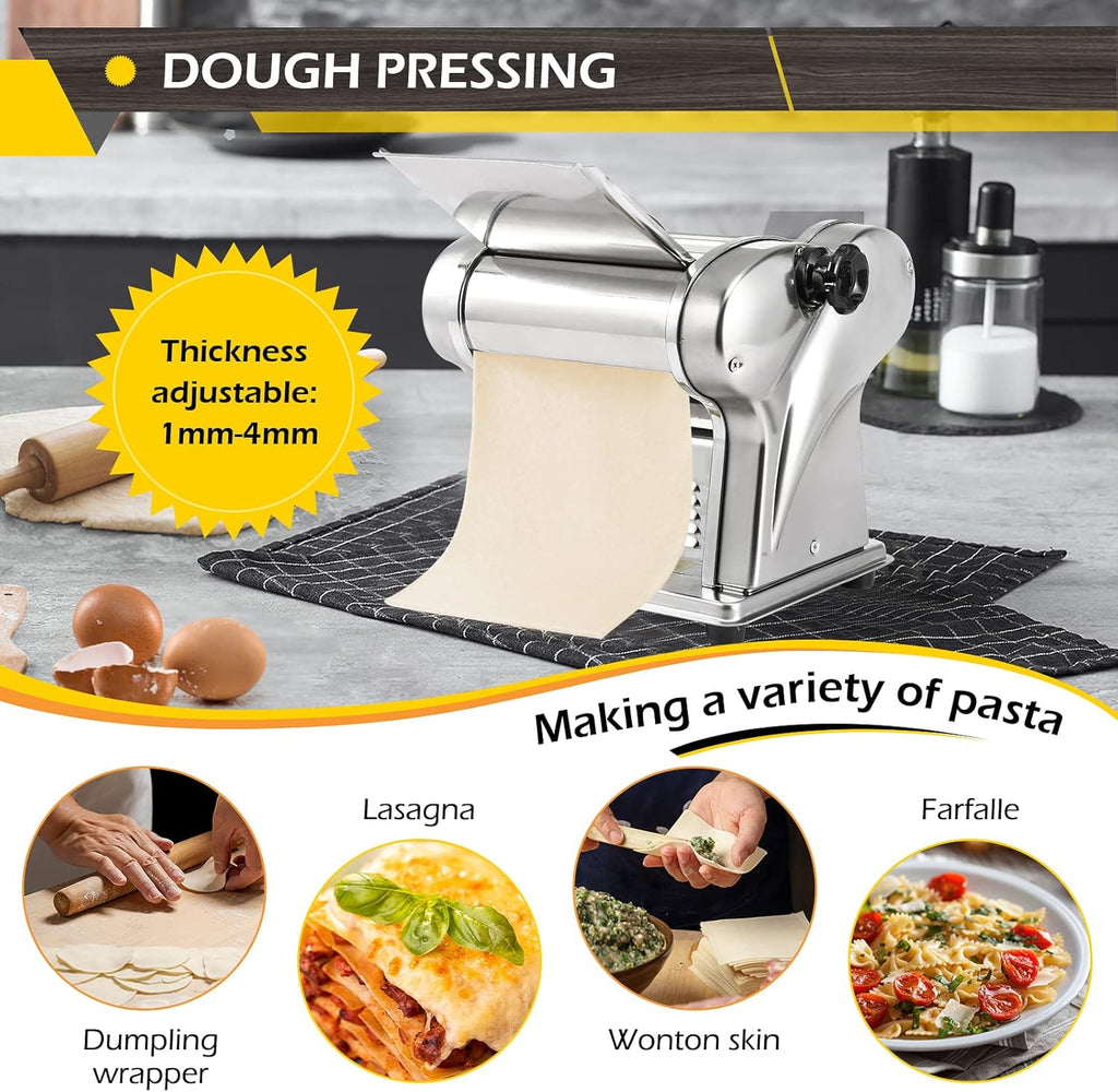 Electric Pasta Maker Noodle Maker Machine Stainless Steel 135W F183819