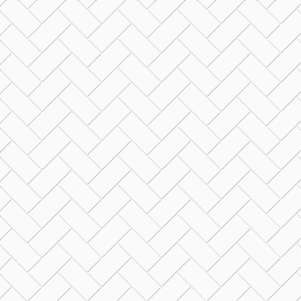11-in x 11-in Glossy Porcelain Herringbone Subway Wall Tile D72127