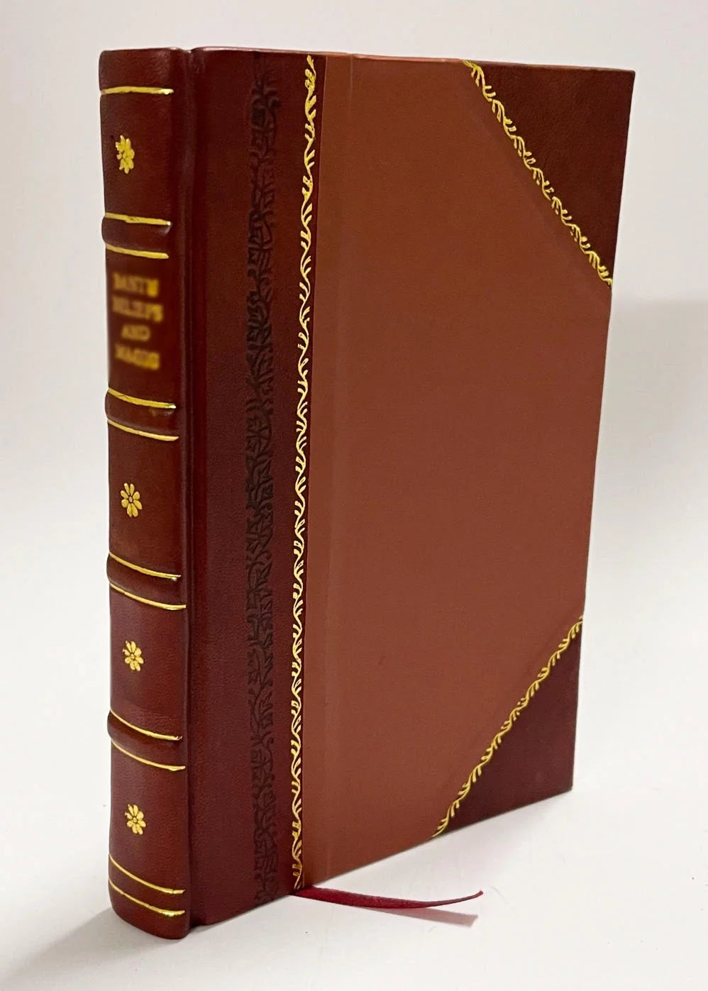 Leather Bound Domestic Cookery Book K805