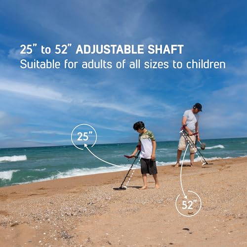 Professional Fully Waterproof Metal Detector with Backlit LCD E504