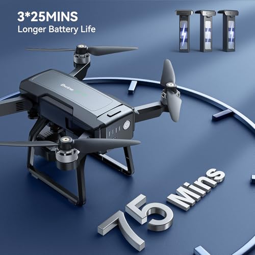 6K UHD Camera Drone with 3-Axis Brushless Gimbal and GPS Smart Control F375428