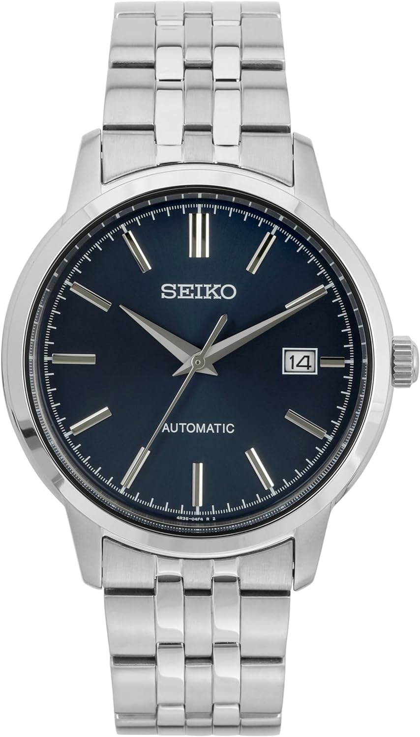 Blue Stainless Steel Automatic Watch L63353