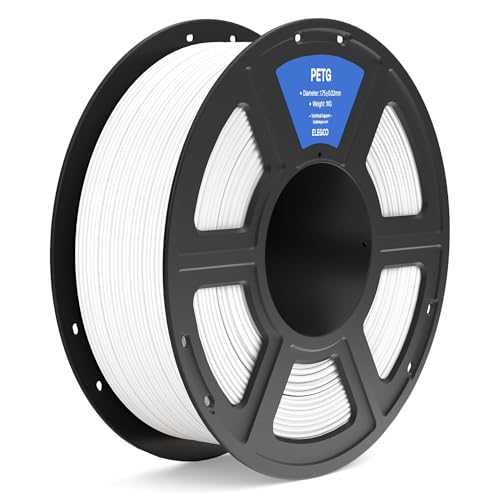 Black PETG Filament 1.75mm 2KG 2 Spool V3968