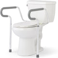 Height Adjustable Toilet Safety Rail with Armrests, 300 LB. Weight Capacity K9170