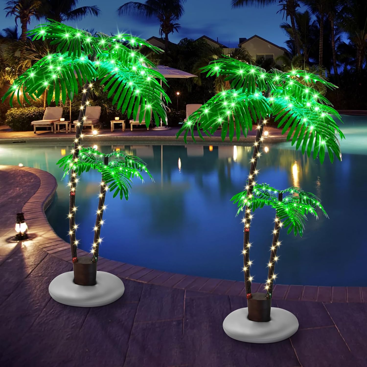 6FT Artificial Lighted Palm Tree B213