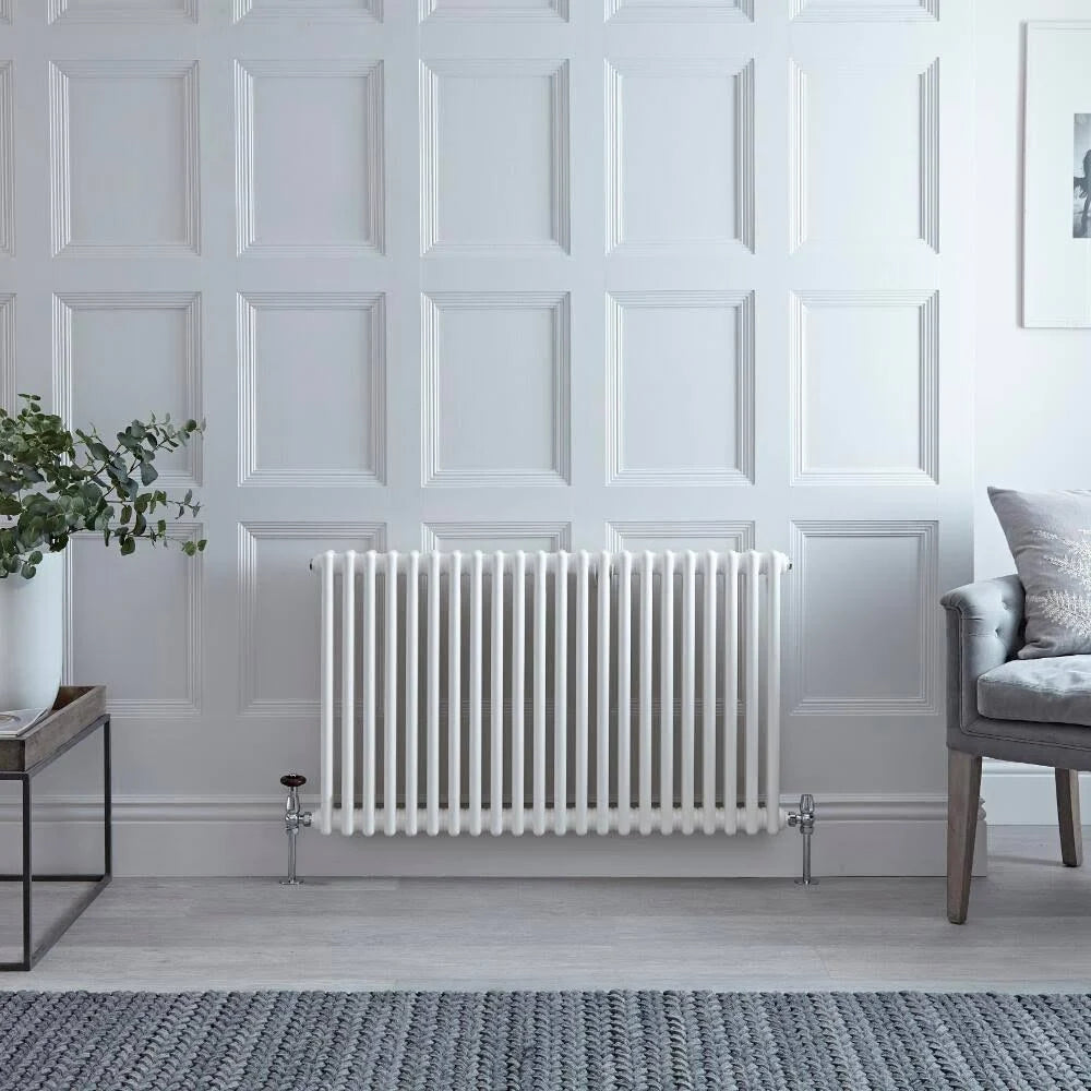 White Cast Iron Style Radiator H2933
