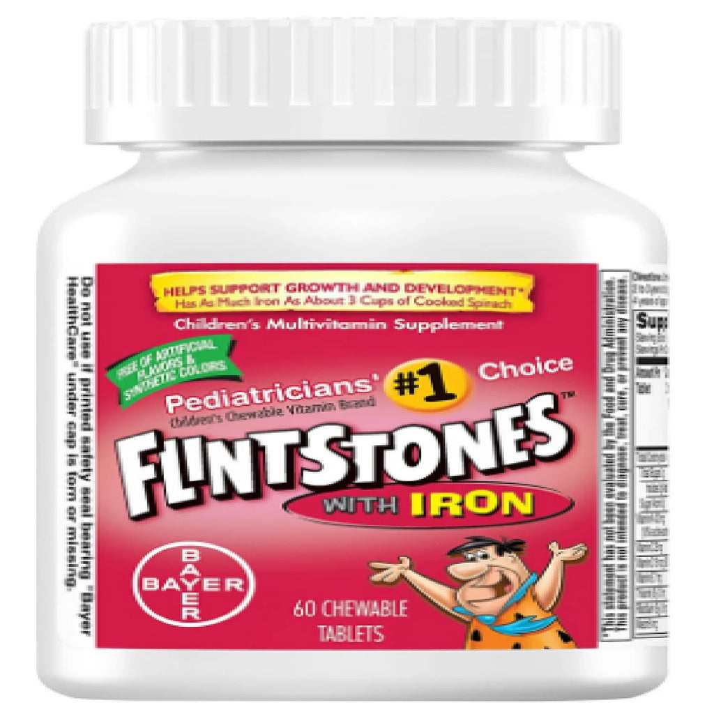 Children's Multivitamin with Iron Chewables, 60 ct, 3 pack F586366
