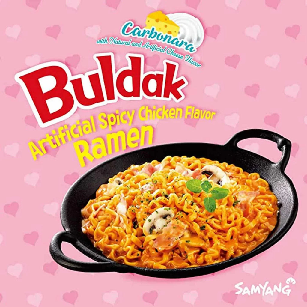 Buldak Carbonara Hot Chicken Flavor Ramen 2-PACK 22.90 Oz K192774