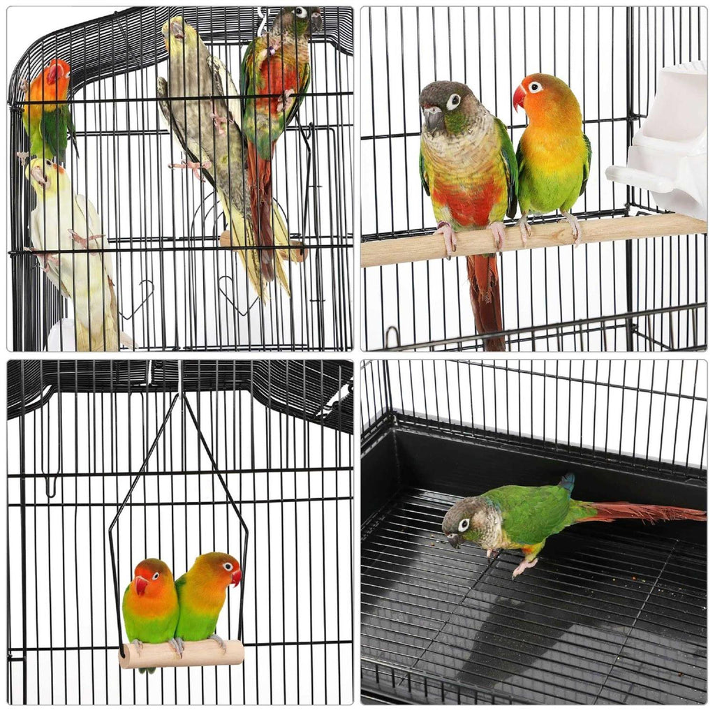 Open Top Metal Bird Cage B79418