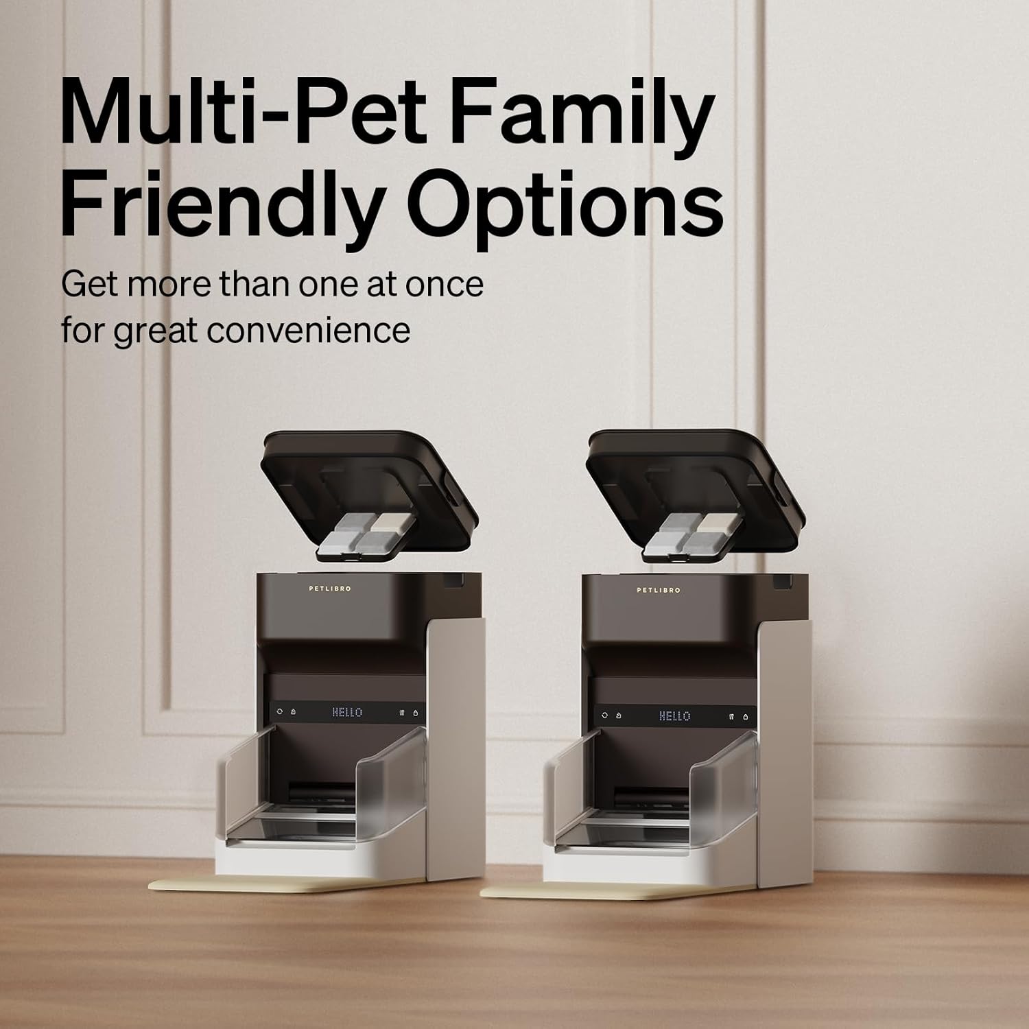 2 Packs RFID Automatic Cat Feeders, 3L A236859
