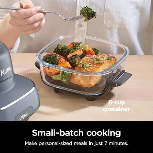 Green 4 QT & 6 Cup Glass Air Fryer L88802