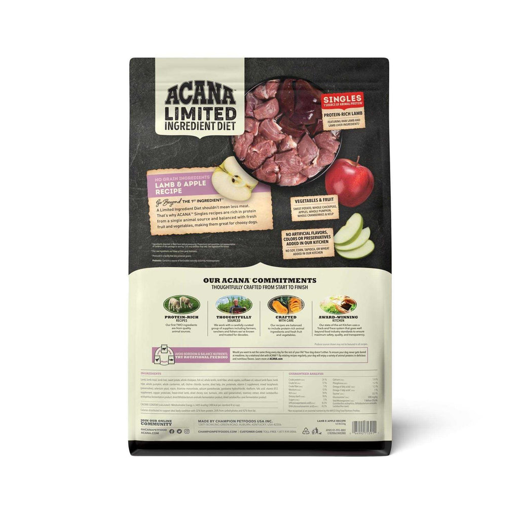 Acana Singles Dry Dog Food K21756
