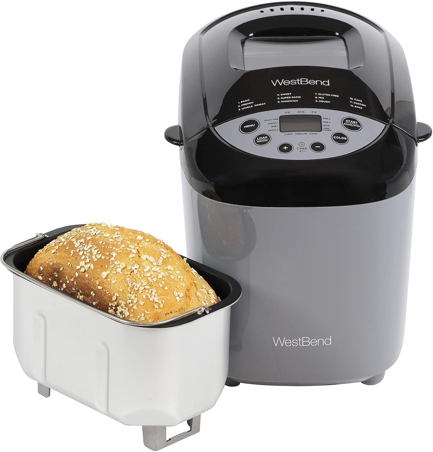 Gray 3-Pound Bread Maker N23808
