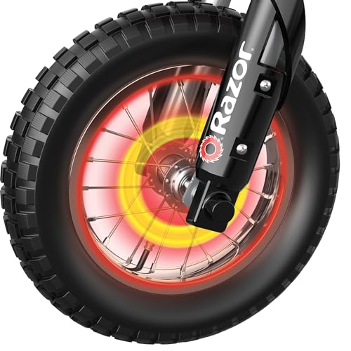 Red Kids Electric Motocross Bike, 14 Mph, 60 Min Runtime T86946