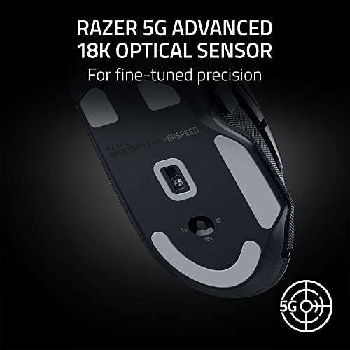 Classic Black Wireless Gaming Mouse Y698832