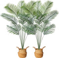 6 Feet Artificial Areca Palm Tree with Seagrass Basket H629506
