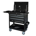 33 in 4-Drawer Black Mechanics Cart Z107