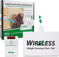 Wireless Chair Exit Alarm with Weight Sensing Pad - 10"x15" Pressure Sensor and Cordless Chair Alarm up to 300' Range W877