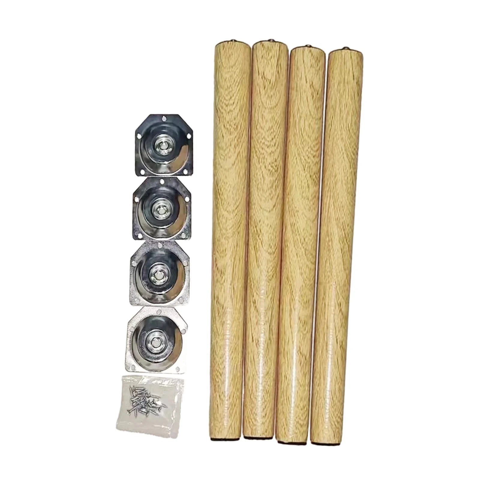 4Pcs Wooden Furniture Legs 50cm R91718