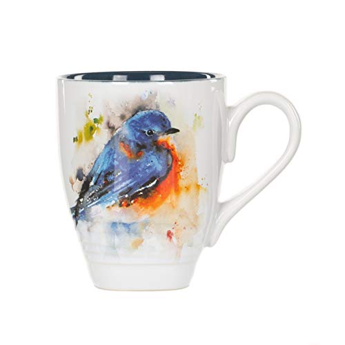 16 Ounce Glossy Stoneware Mug With Handle M262