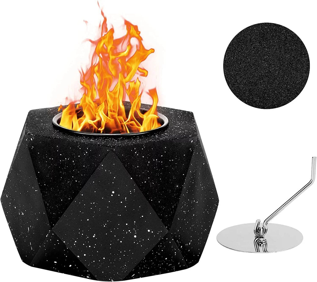 Concrete Tabletop Fire Pit Bowl Alcohol Burner G940067