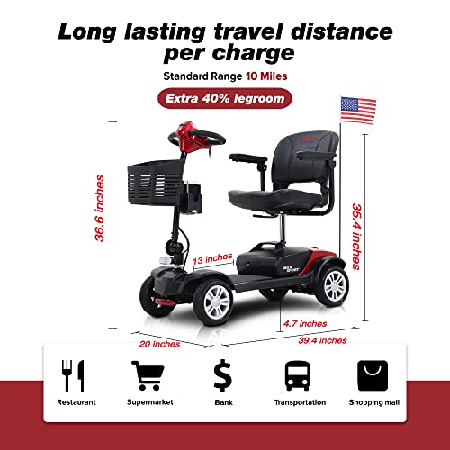 Red Electric Mobility Scooter W8576
