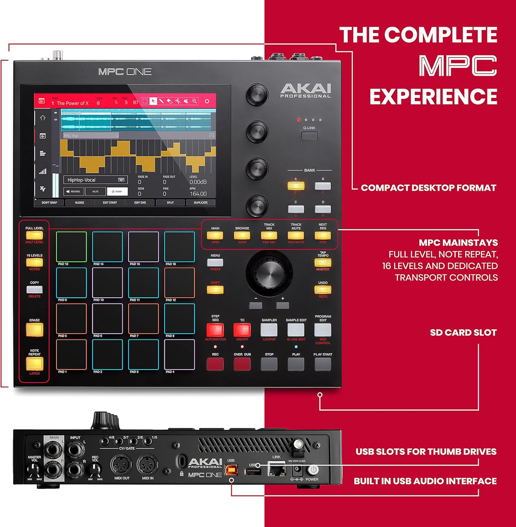 Drum Machine, Sampler & MIDI Controller with Beat Pads U985