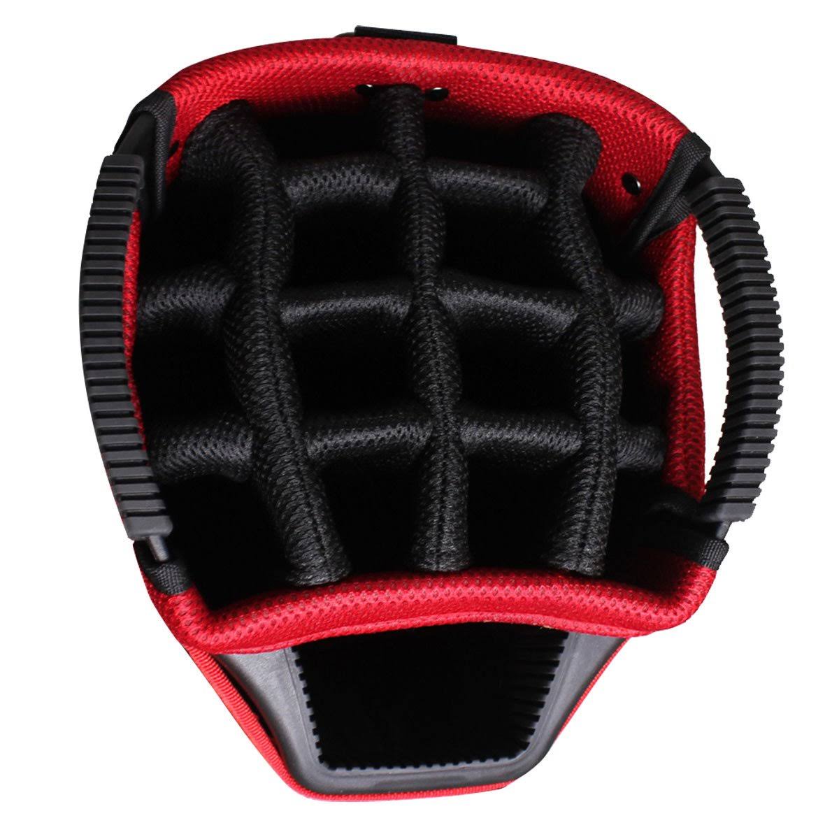 Black/Red/Charcoal Golf Cart Bag Z500