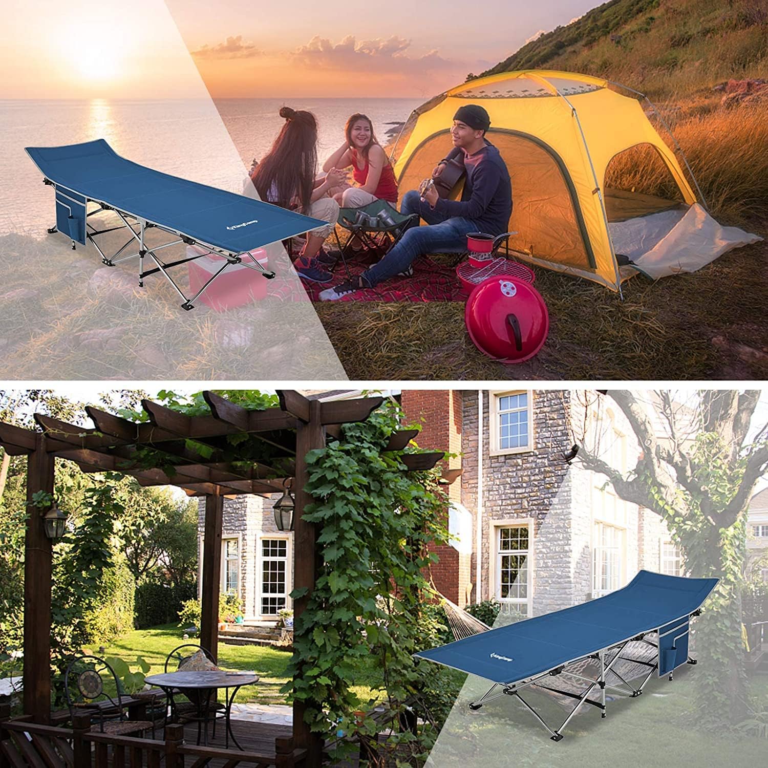 Heavy Duty Folding Camping Cot S4484