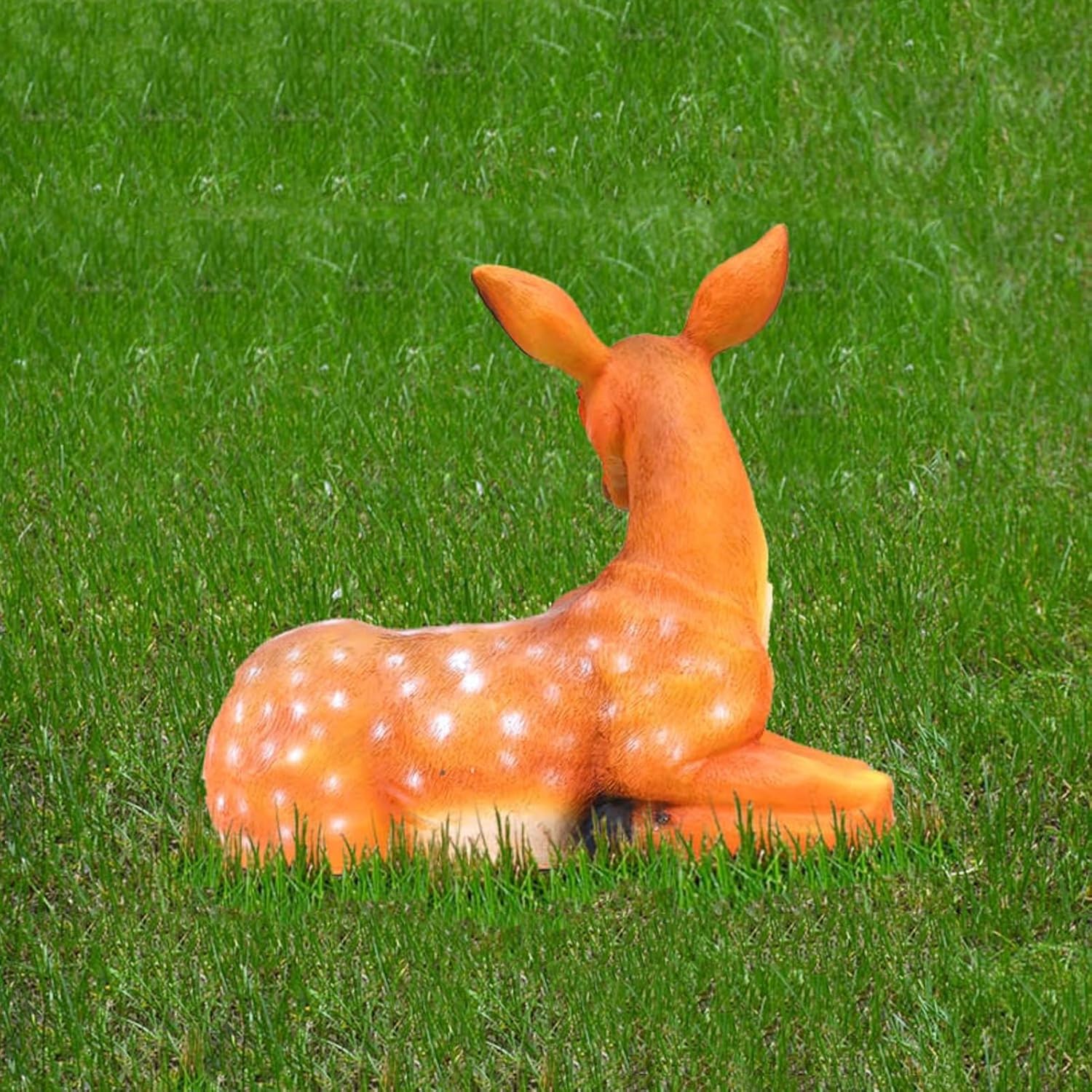 Sika Deer Animal Sculpture Lawn Statue L28715