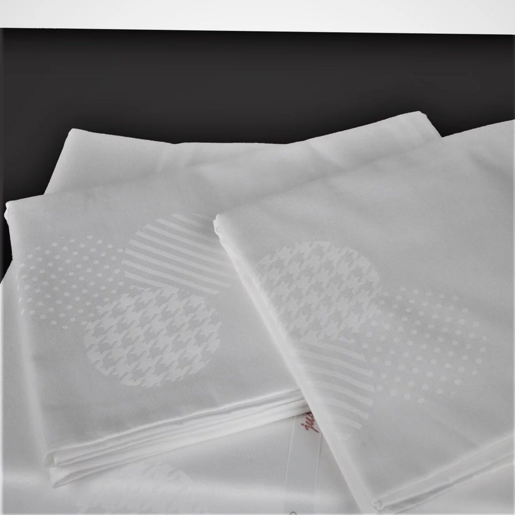 500 TC 100% Cotton Solid White Value Pack of 4 Pillow Cases V74172