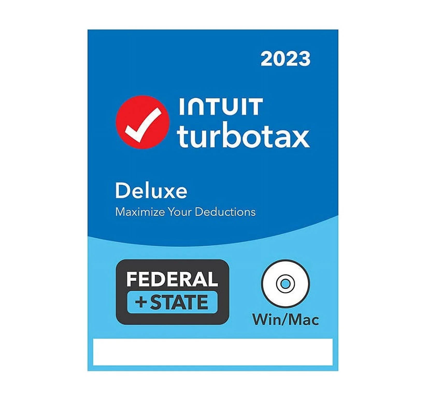 TurboTax Deluxe 2023 Fed + State (CD) B7023