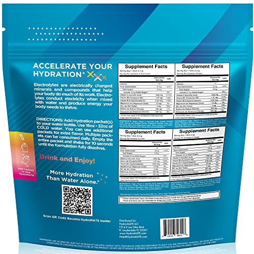 90 Count Electrolytes Powder Drink Mix Packets F11603