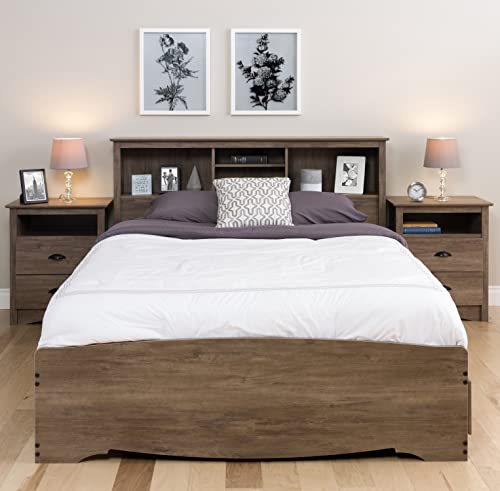 Black King Bookcase Headboard L24461
