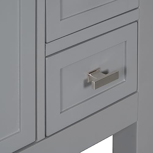 White Bathroom Vanity with Sink W38793