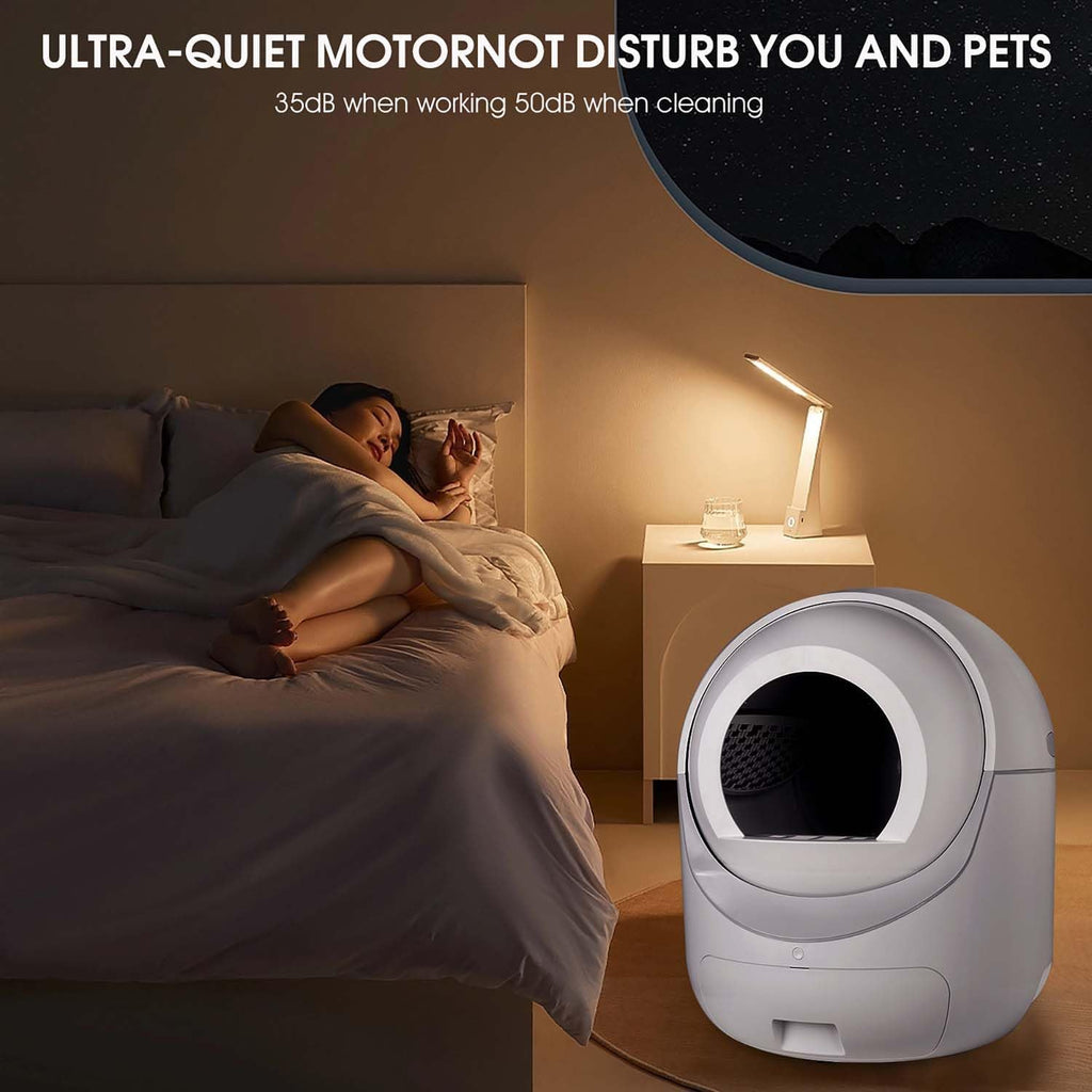 Automatic Self Cleaning Litter Box with Odor Removal and APP Control X806839