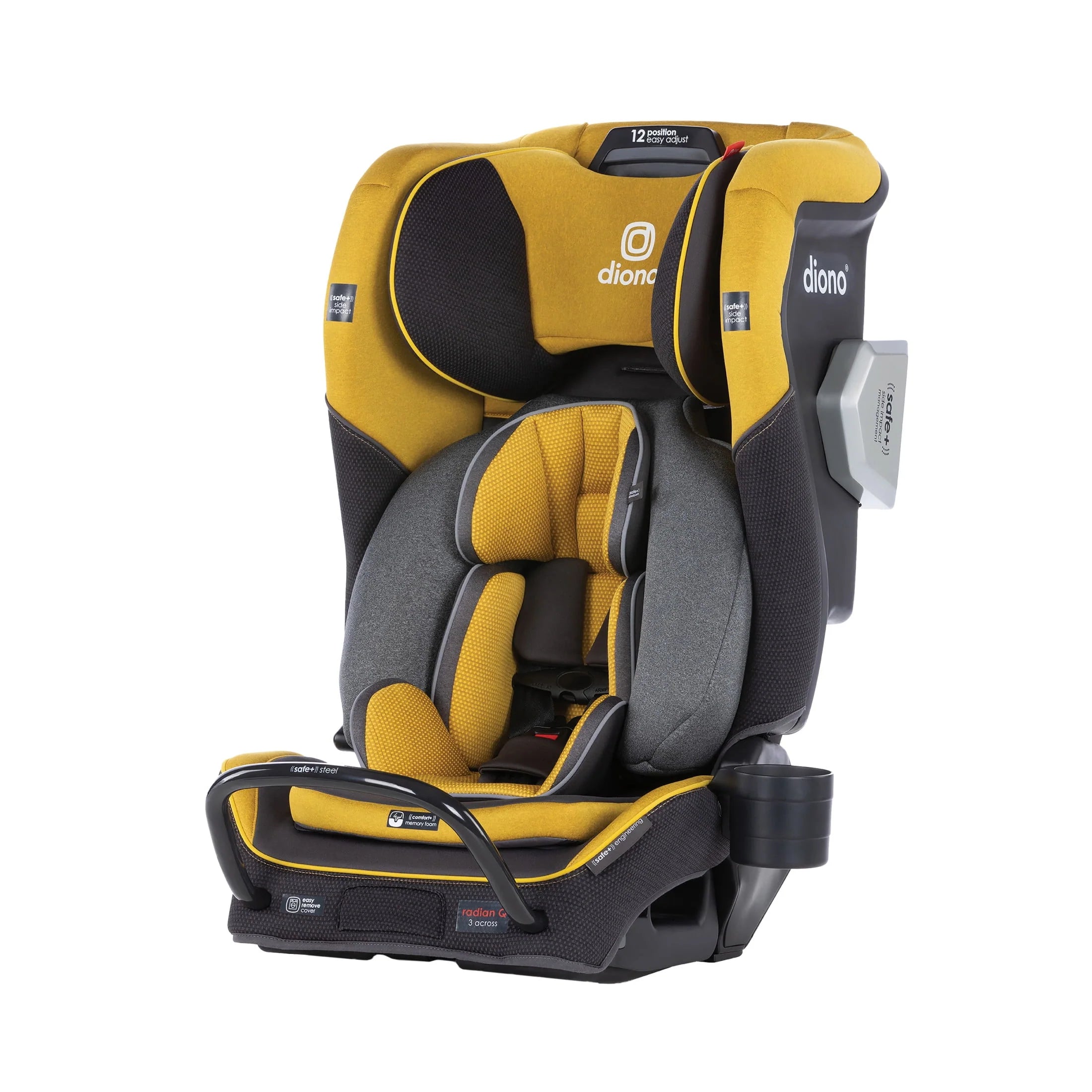 Red All-in-One Convertible Car Seat F388
