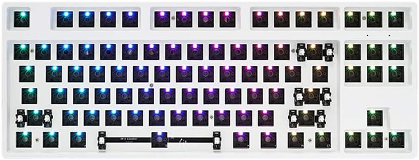 GK87 White TKL Hotswap Mechanical Keyboard Kit Pack of 2 K72144