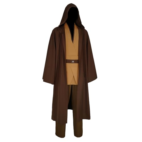 Men's Tunic Hooded Robe Halloween Cosplay Costume Set D66796