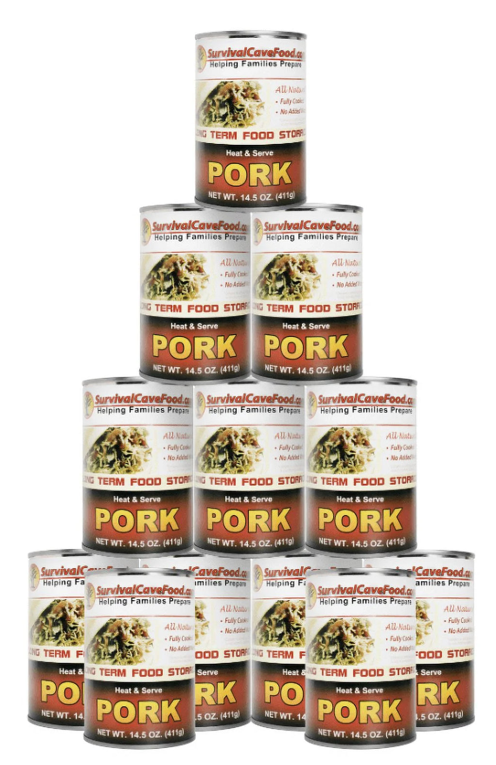 Canned Pork 14.5 oz 12 cans M472