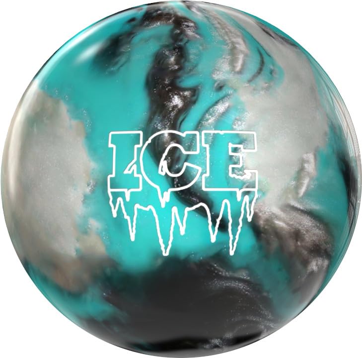 Teal Silver Graphite Bowling Ball H4054