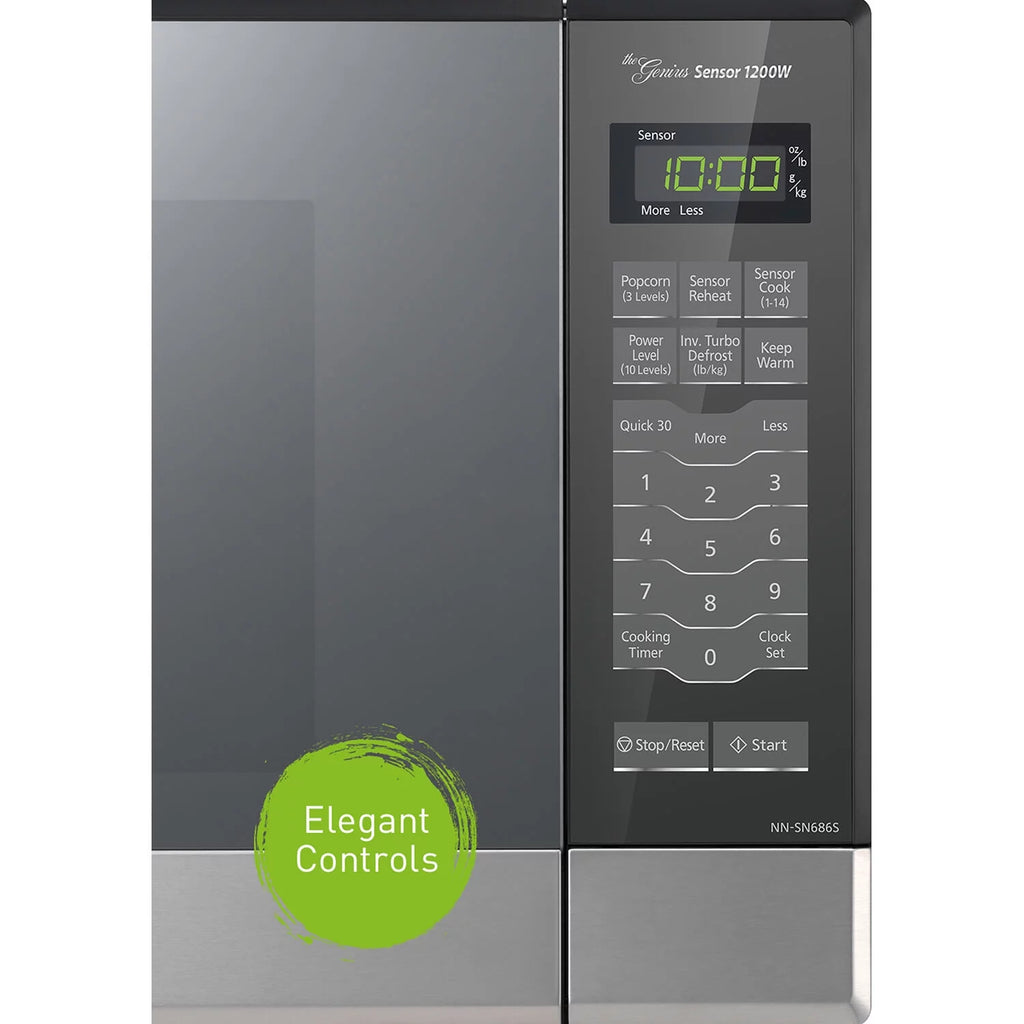 1.2 Cu. Ft. Countertop Built-In Microwave Oven with 1200W Inverter Power N93282