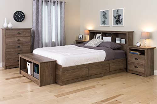 Black King Bookcase Headboard L24461