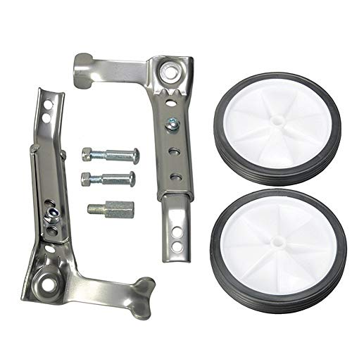 1 Pair Steel Bicycle Training Wheels for 16 18 20 22 24 Inch Bikes K260086