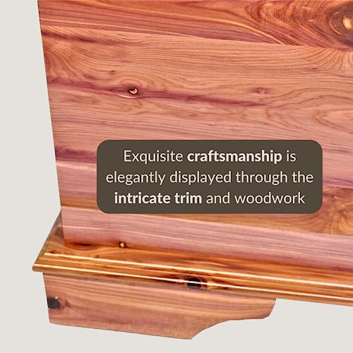 42" Aromatic Red Cedar Hope Chest Storage Trunk J345906